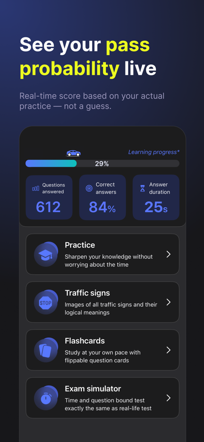 EzDMV exam simulator results